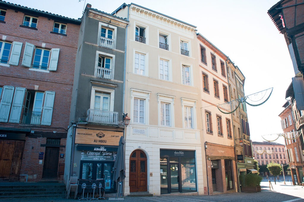 Façade cœur de ville à Albi