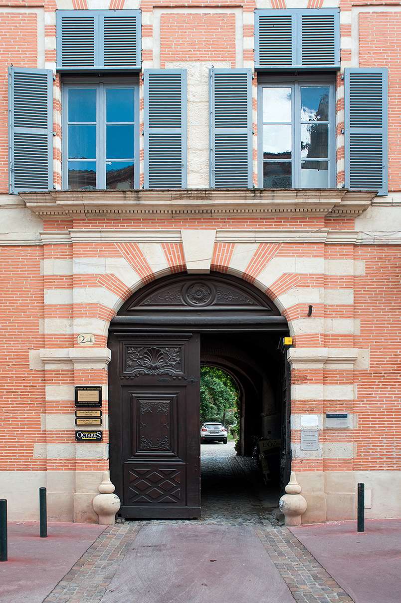 Façade cœur de ville à Toulouse