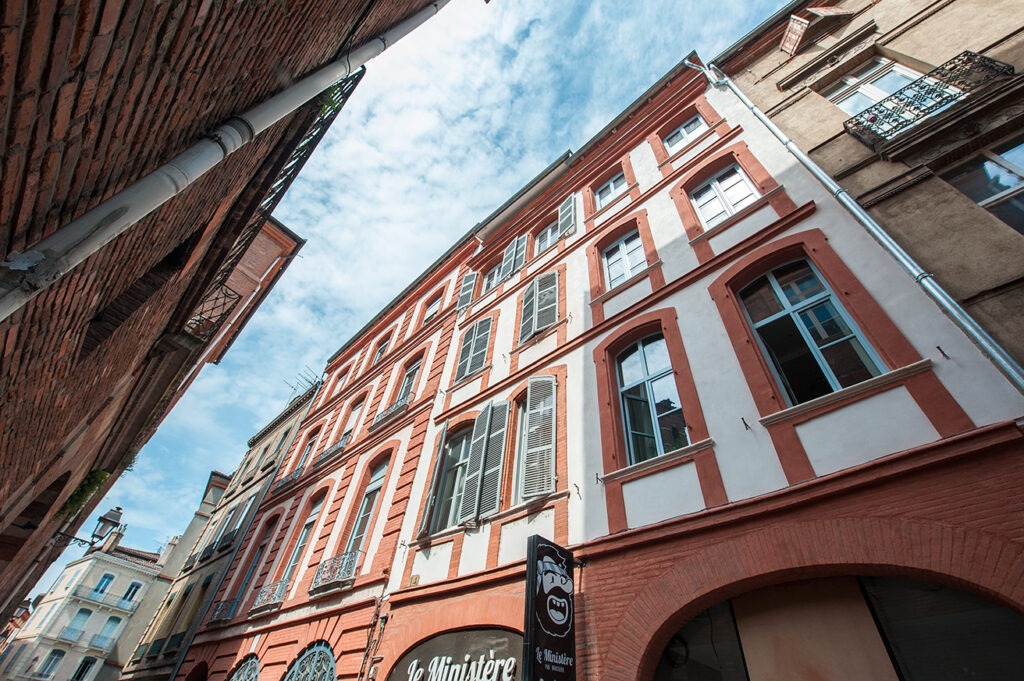 Façade cœur de ville à Toulouse