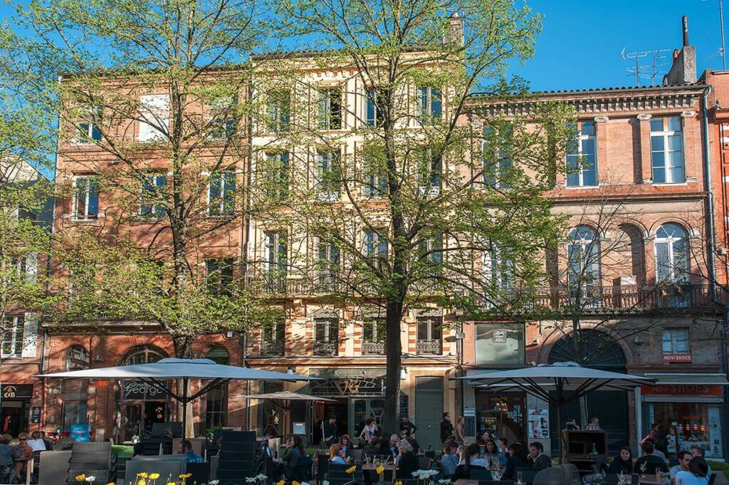 Façade cœur de ville à Toulouse